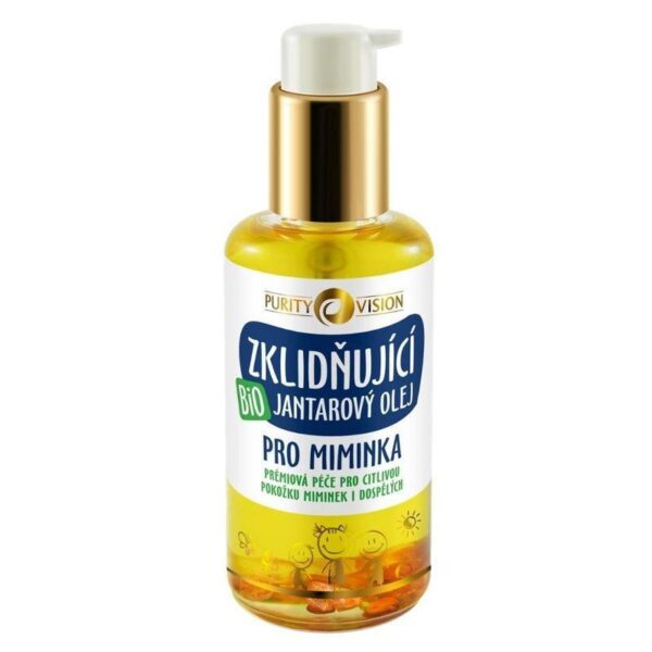 Purity Vision  BIO Zklidňující jantarový olej pro miminka 95 ML