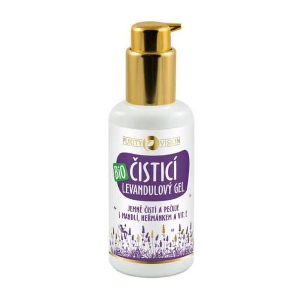 Purity Vision  BIO Levandulový čistící gel  s mandlí, heřmánkem a vit.E 100ml