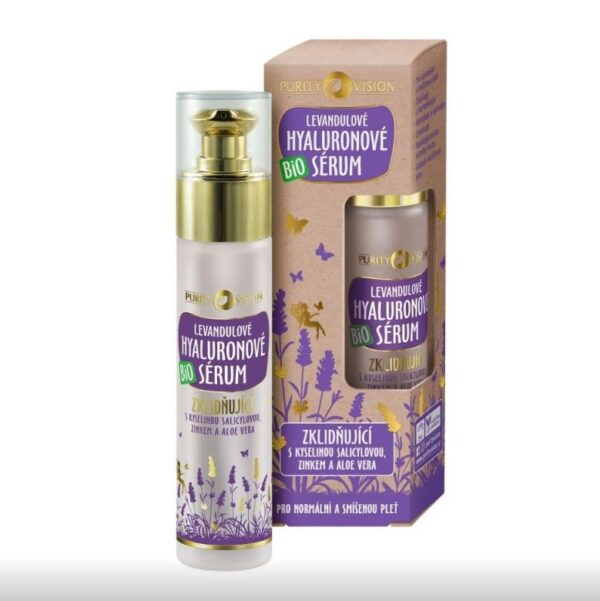 Purity Vision  Zklidňující Levandulové hyaluronové sérum BIO 50ml