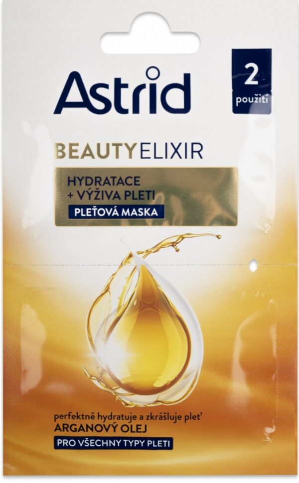 Astrid Beauty Elixir hydratační a vyživující maska 2 x 8 ml
