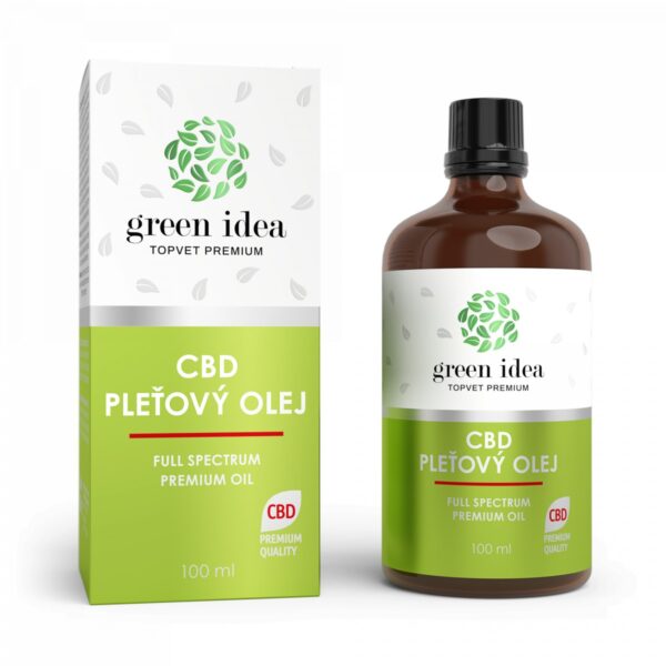 Green Idea CBD pleťový olej 100ml