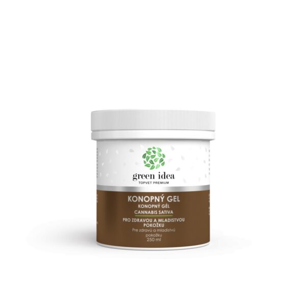 Green Idea Konopný masážní gel 250ml