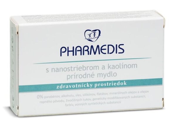 PHARMEDIS tuhé mýdlo se stříbrem a kaolinem 100g