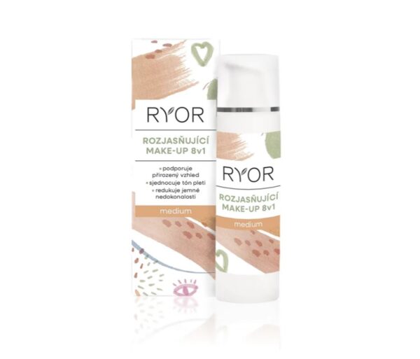 Ryor Rozjasňující make up 8v1 Medium 30ml