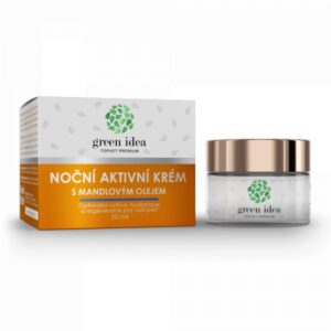 Green Idea NOČNÍ AKTIVNÍ krém s mandlovým olejem 50ml