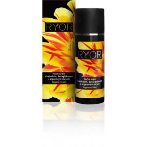 RYOR ARGAN Noční krém s hedvábím, beta-glukanem a arganovým olejem 50ml
