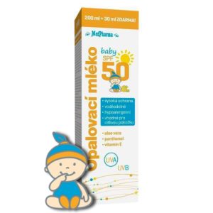 MedPharma opalovací mléko Baby SPF 50  230ml