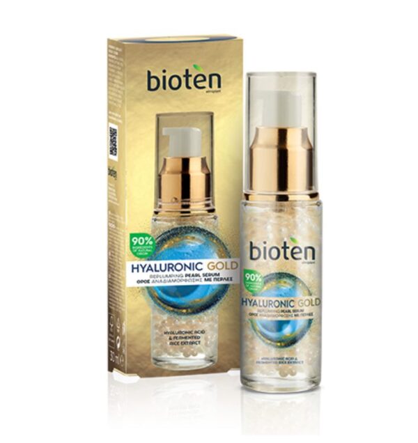 BIOTEN HYALURONIC GOLD vyplňující perlové sérum 30 ml