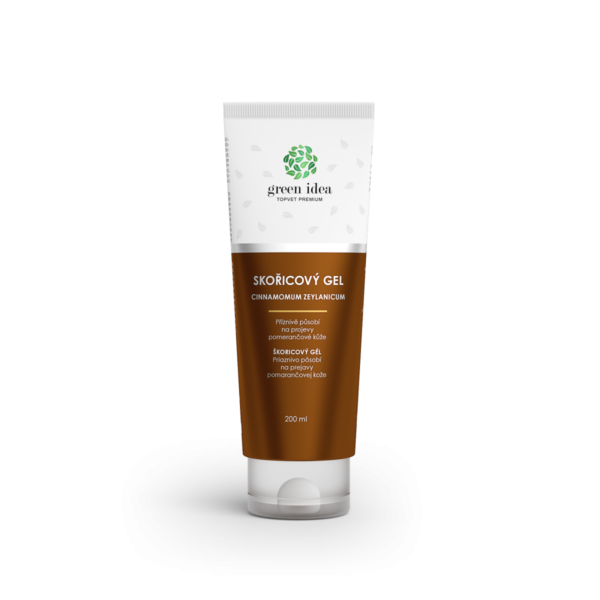 Green Idea Skořicový masážní gel v tubě 200 ml