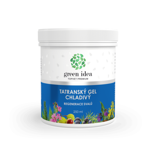 GREEN IDEA Tatranský bylinný gel - chladivý 250 ml