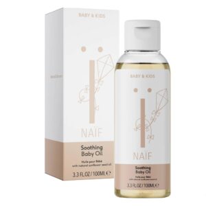 NAIF Zklidňující masážní olej pro děti a miminka přírodní 100 ml P006