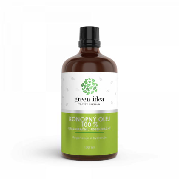Green Idea Regenerační konopný olej 100% 100ml
