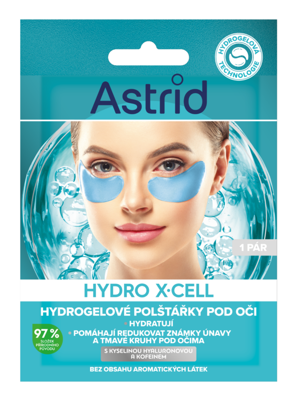 Astrid  HYDRO X-CELL polštářky pod oči 1 pár