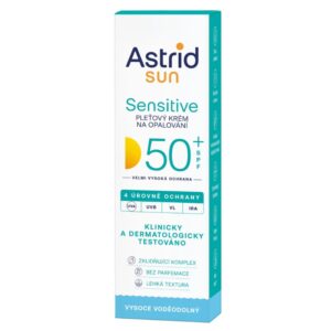 ASTRID SUN Pleťový krém na opalování Sensitive SPF 50+ 50 ml