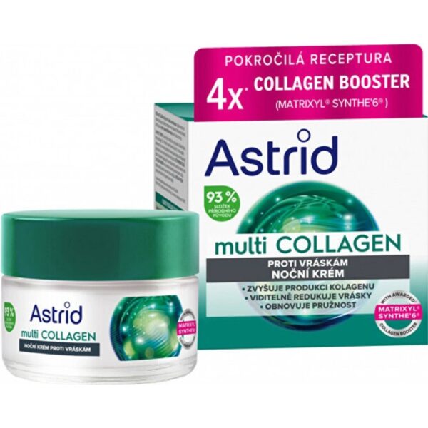 ASTRID MultiCOLLAGEN Noční krém proti vráskám 50 ml
