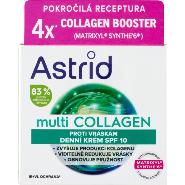 ASTRID MultiCOLLAGEN Denní krém proti vráskám SPF10 50 ml - Image 2