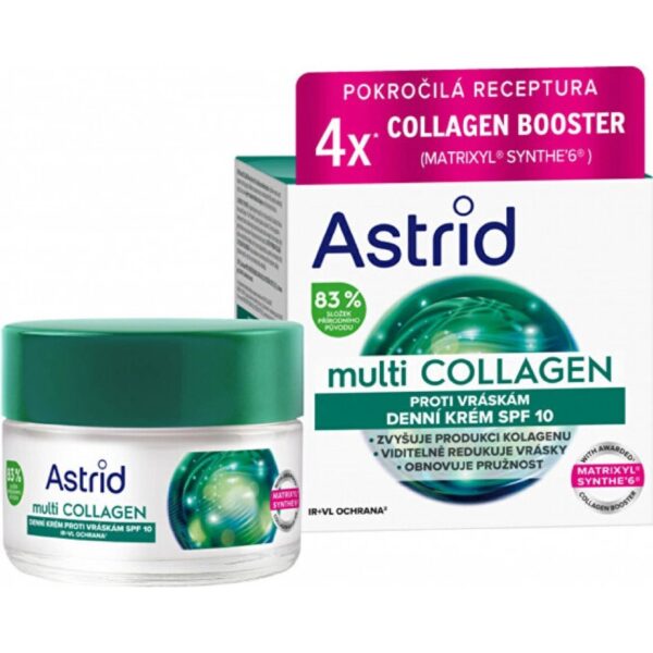 ASTRID MultiCOLLAGEN Denní krém proti vráskám SPF10 50 ml