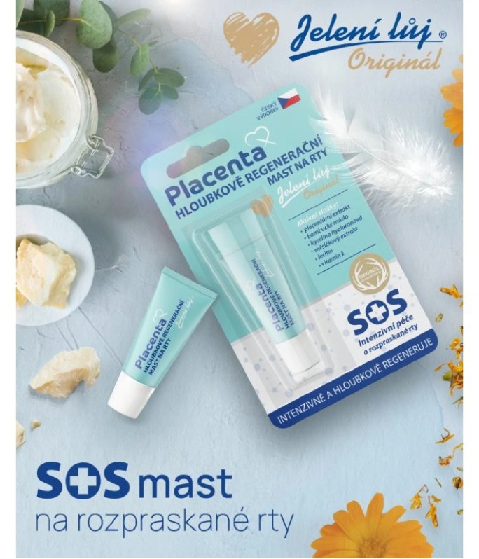 Regina Placenta hloubkově regenerační mast na rty 10ml - Obrázek 3