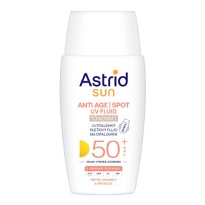 ASTRID Pleťový opalovací fluid SPF50+Anti age Spot Tónovací 40ml