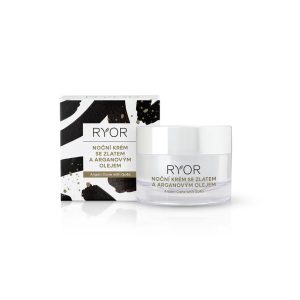 Ryor Noční krém se zlatem a arganovým olejem 50ml