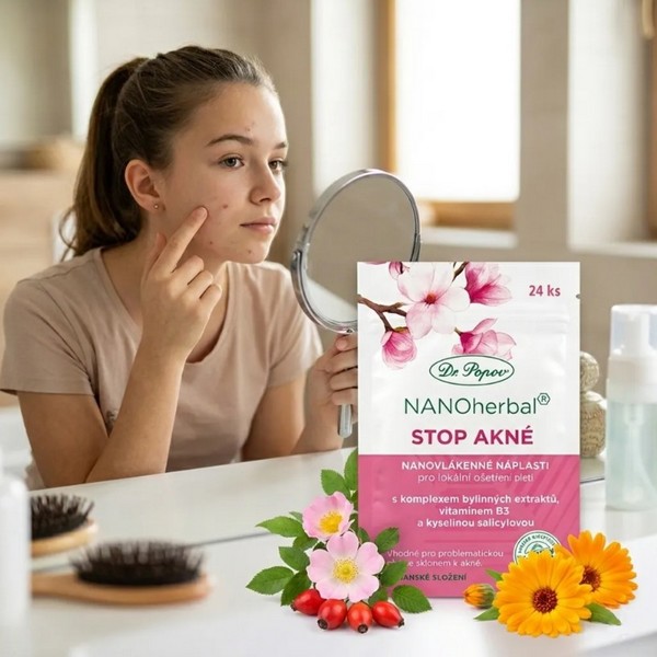 DR.POPOV Nanonáplast STOP AKNÉ 24 ks - Obrázek 2